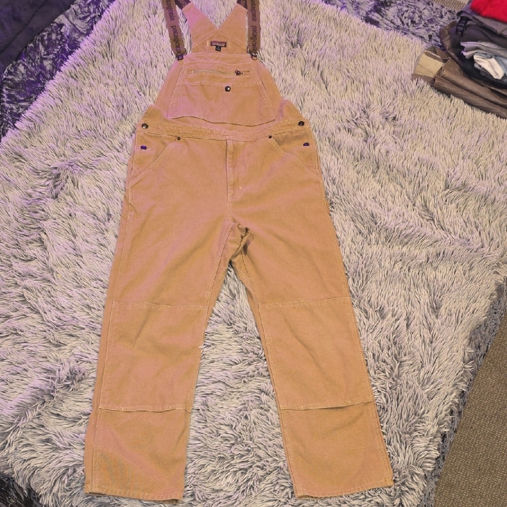 Patagonia Tan Workwear Bib with Logo Patch